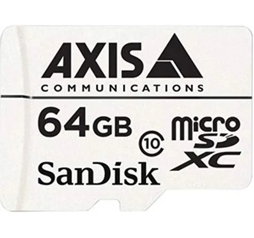Scheda di sorveglianza Axis 64 GB 64GB MicroSDHC Classe 10 scheda di memoria - mem