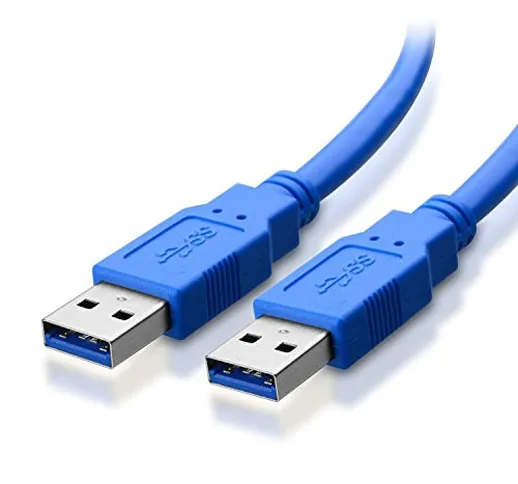 ULTRICS 1m Cavo USB 3.0, Alta Velocità 5Gbps Tipo A Maschio a Maschio, Dati Transfer Sync...