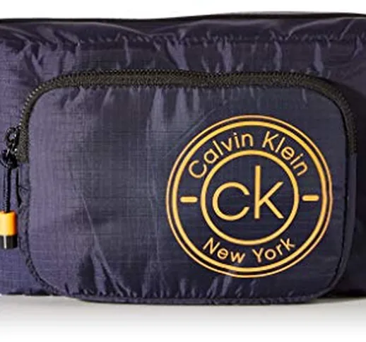 Calvin Klein Availed Waistbag - Borse a spalla Uomo, Blu (Blackwhite Navy), 1x1x1 cm (W x...