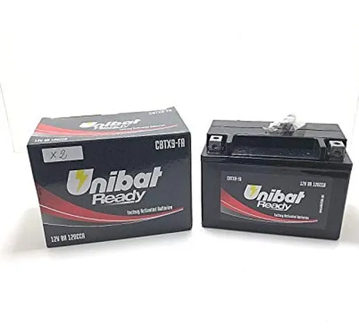 Batteria Moto Pronta all'Uso UNIBAT READY CBTX9-FA GSR 600