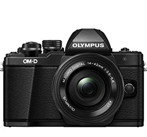 Olympus OM-D E-M10 Mark II Kit, Fotocamera di Sistema Micro Quattro Terzi (16 MP, Stabiliz...