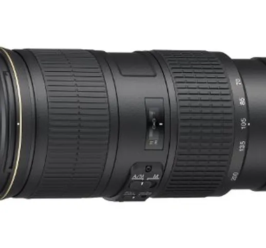 Nikon Obiettivo Nikkor AF-S 70-200 mm, f/4G ED VR, Nero [Versione EU]