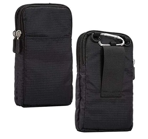 Borsa Telefono Cellulare Tracolla, Sacchetto Clip da Cintura, 6.0" Borsetta in Nylon Telef...