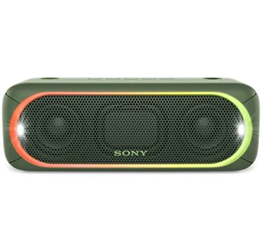 Sony SRS-XB30 Altoparlante Wireless Portatile, Extra Bass, Bluetooth, NFC, USB, Resistente...