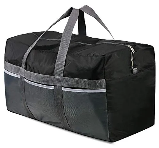 REDCAMP Borsa da viaggio pieghevole 75L/96L/100L Grande Borsa Sportiva Packable Duffle Bag...