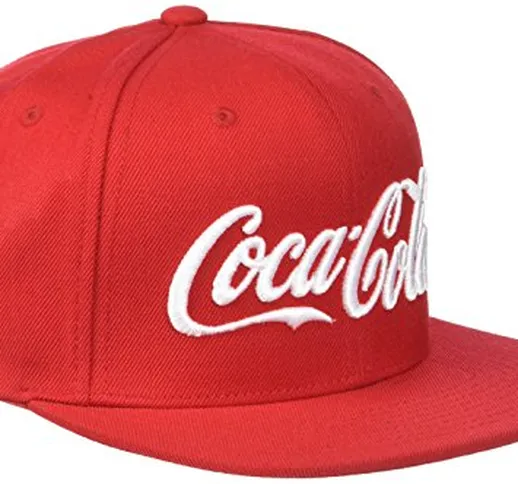 Coca Cola Logo Snapback Red One Size