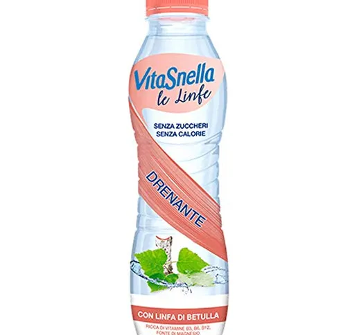 12 BOTTIGLIE DA 500 ML ACQUA FUNZIONALE VITASNELLA LE LINFE DRENANTE LINFA BETULLA