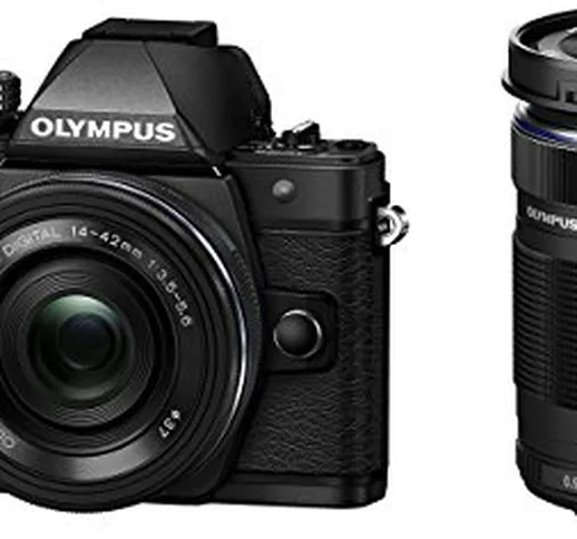 Olympus OM-D E-M10 Mark II Kit, Fotocamera Micro Quattro Terzi (16 MP, Stabilizzatore d'Im...