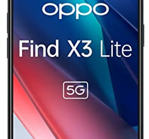 OPPO, Smartphone Find X3 Lite 5g Tim Starry Black 6.43" 8gb/128gb Dual Sim