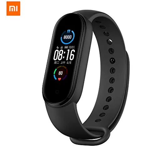 NIUBILITY Newest Xiaomi Mi Band 5, Smart Watch e Fitness Tracker, con cardiofrequenzimetro...