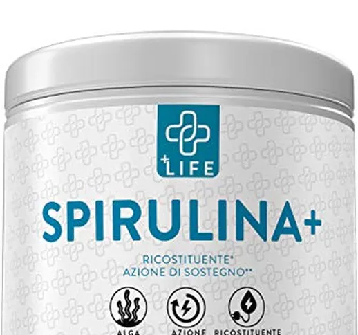 PIULIFE Spirulina+ ● 700 Compresse da 500mg ● Alga Naturale in Polvere Essiccata a Freddo...