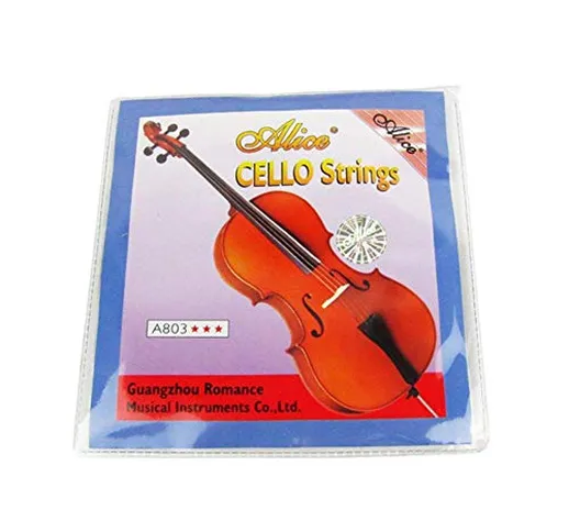Wandic corde per violoncello Alice A803 Series Steel Core in alluminio corde per violoncel...