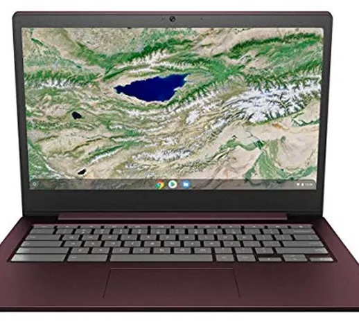 Lenovo Chromebook S340 Notebook, Display 14" Full HD IPS, Processore Intel Celeron N4000,...