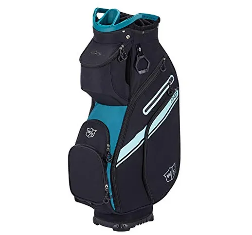 Wilson Borsa da golf, EXO II Cart Bag, Borsa trolley, Contiene fino a 14 bastoni