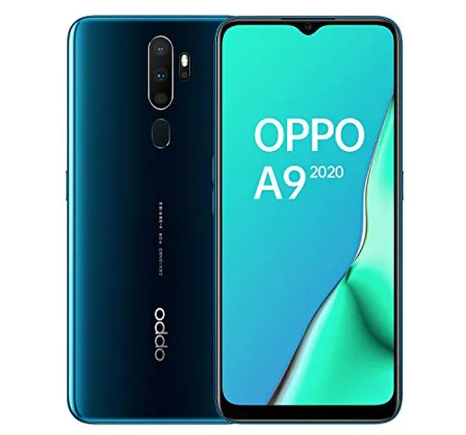 OPPO A9 Smartphone , Display 6.5'' LCD, 4, Fotocamere,128GB Espandibili, RAM 4GB, Batteria...