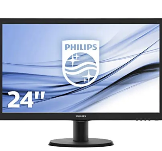 Philips Monitor 223V5LSB Monitor 21,5" LED, Full HD, 1920 x 1080, 250 cd/m², 5 ms, DVI, VG...
