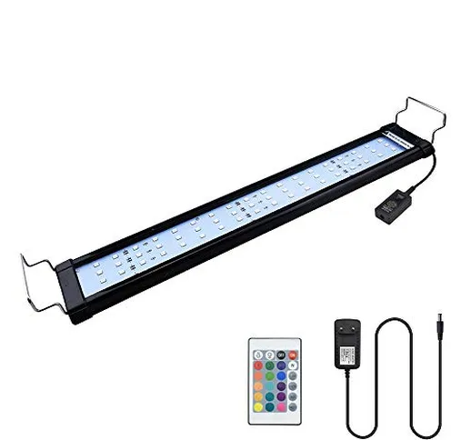 Bonlux Luce LED RGB, 12 W, 49 cm, per acquario, illuminazione per acquario, illuminazione...