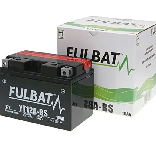 Batteria FULBAT AGM YT12A-BS 12 V 10 Ah 175 A Lunghezza: 150 x Larghezza: 88 x Altezza 105...