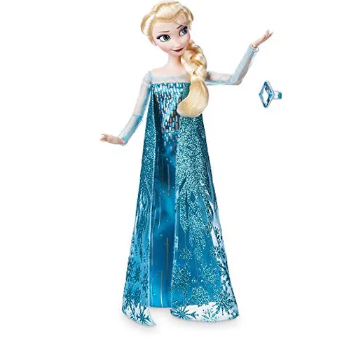 Disney Frozen Elsa con Anello - Bambola SNODABILE Originale