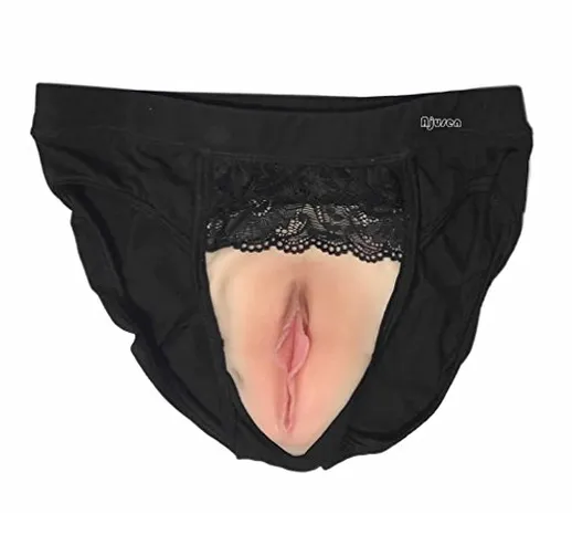 Ajusen Sexy Hide Gaff Falso Vagina Underwear Siliocne Panty Vagina Shapewear per Transgend...