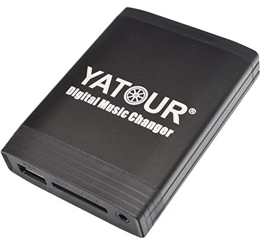 Yatour YT-M06 – Adattatore e Dispositivo vivavoce Bluetooth per autoradio di