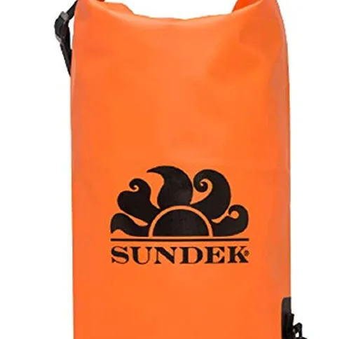 SUNDEK Lake City - Borsa A Tubo Impermeabile 20 Litri 60X37CM (20 Litri, Arancio)