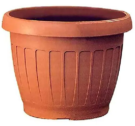 Bama Vaso per Piante, ABS, Color Terra Cotta, Ø 50 cm, Terracotta
