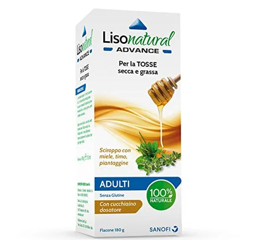 Lisonatural Advance Adulti – sciroppo con ingredienti di origine vegetale per tosse secca...