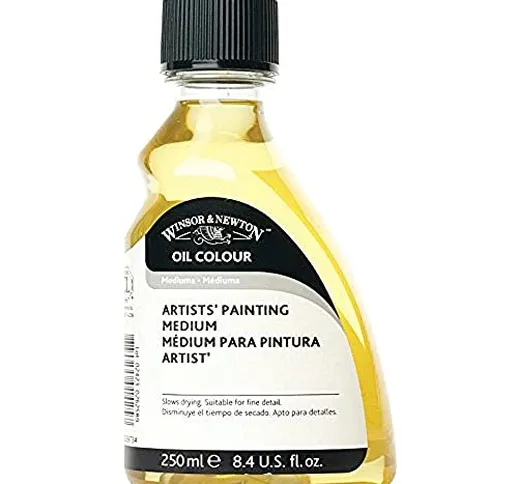 Winsor & Newton 3039734 Olio per artisti di olio di lino e sostituto della trementina, mig...