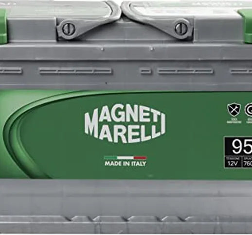 Magneti Marelli Batteria per auto 95AH 12V 760A EN1 per cassetta L5