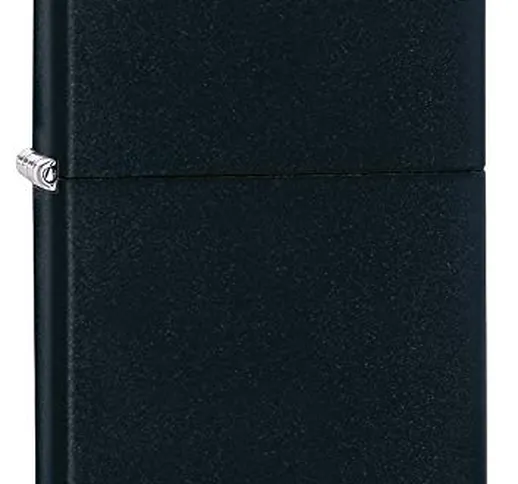 Zippo 218 Accendino, colore: Nero opaco