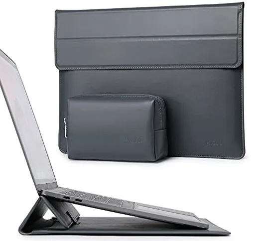 HYZUO 13 Pollici Custodie per PC Portatile Borsa con Funzione Stand Compatibile con MacBoo...