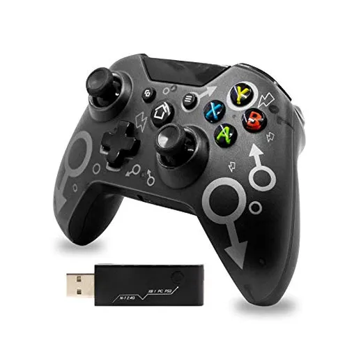 Wireless Controller per Xbox One 2.4G Controller Bluetooth senza Fili per Xbox One/Xbox Se...
