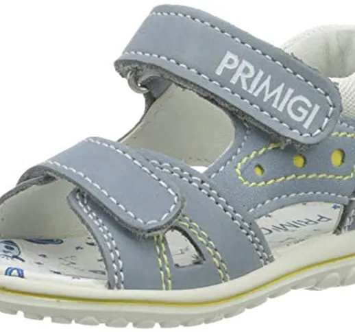 Primigi Sandalo Primi Passi Bambino, Bimbo, Blu (Avio/Azzur/B.Co 5365311), 22 EU