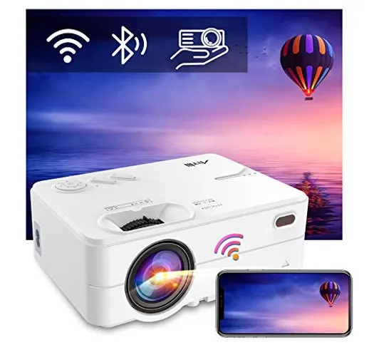 Proiettore Wifi Bluetooth, Artlii Enjoy2 Proiettore Full Hd Supporta 1080p, Mini Portatile...