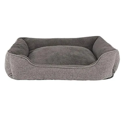 Dibea Lettino Cani mélange Cuscino Cani Cuccia Cani Rivestimento sfoderabile (M) 90 x 75 c...