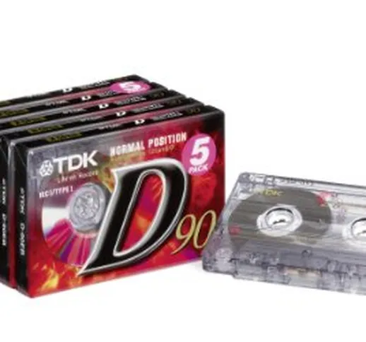 Tdk Audio Cassetta D 90 T02456 Conf 5Pz