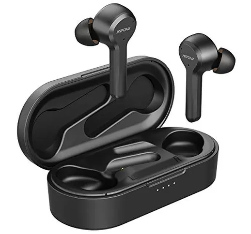 【Aggiornato】Cuffie Bluetooth, Auricolari Wireless 4-mic Ambientale Cancellazione del Rum...