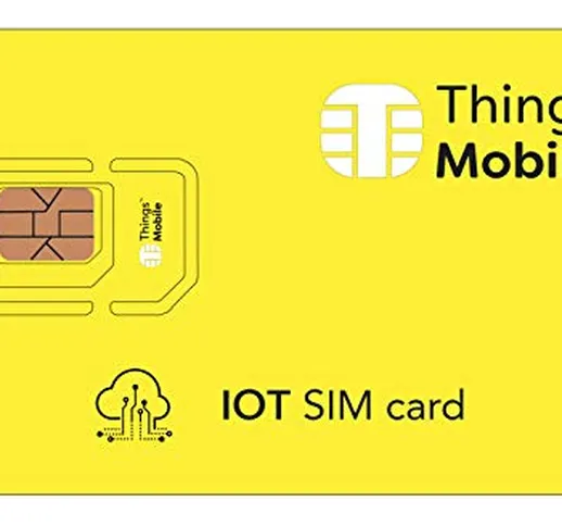 CLOUD IOT | SIM Card ideale per IOT - Things Mobile - copertura globale e rete multi-opera...