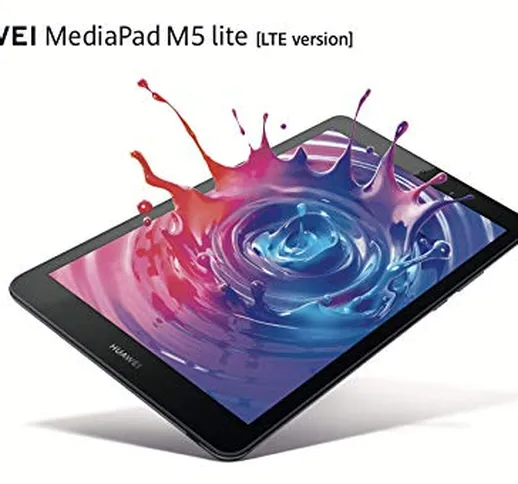 Tablet Android 9.0 da 8 pollici Huawei MediaPad M5 Lite con display Full HD (4G) LTE