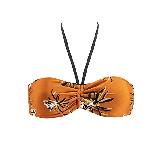 Goldenpoint Reggiseno Bikini a Fascia - Geometrical Flower