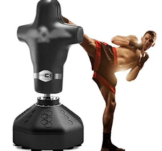 Sacco da Boxe Boxe Umanoide Sacco da Boxe A Forma Umana Attrezzatura for Allenamento Taekw...