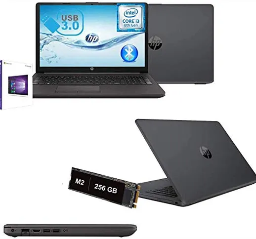 Notebook HP 250 G7 Portatile Display 15.6" Intel core i3-8130U 8th gen. fino 3.4 Ghz/Ram 4...