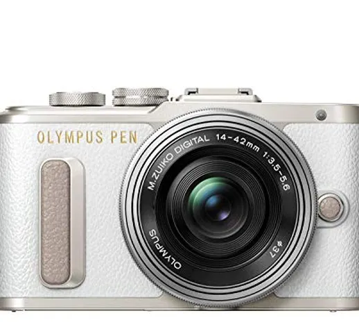 Olympus PEN E-PL8 Kit, Fotocamera di Sistema Micro Quattro Terzi (16,4 MP, Stabilizzatore...