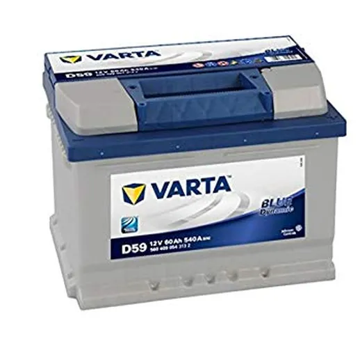 BATTERIA AVVIAMENTO AUTO ORIGINALE VARTA BLUE DYNAMIC 60AH D59 12V 540A 560409054