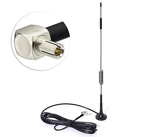 Eightwood 4G LTE Antenna WIFI Antenna Amplificatore TS9 Antenna 7dbi Booster con 3m RG174...