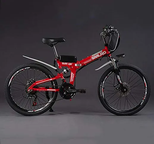 SZPDD Mountain Bike Bicicletta elettrica 36V350W 8Ah Batteria al Litio Potente e Potente p...