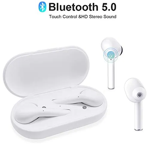 Cuffie Bluetooth 5.0, Auricolari Bluetooth , per Huawei Cuffie Bluetooth, Freebuds True Wi...