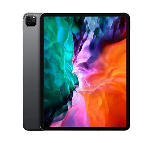 2020 Apple iPad Pro (12,9", Wi-Fi + Cellular, 128GB) - Grigio siderale (4ª generazione)