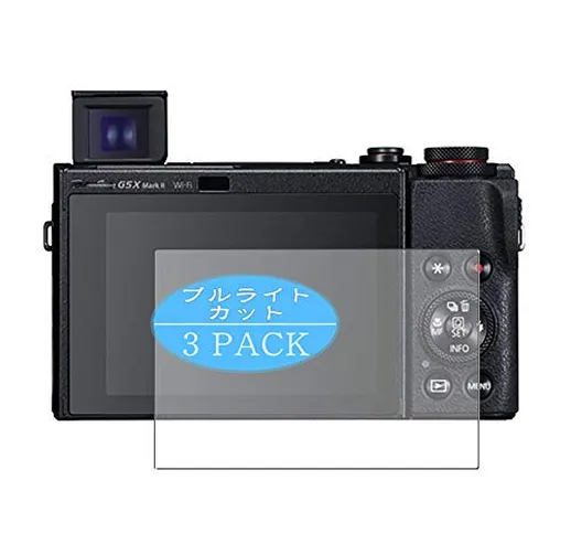 VacFun 3 Pezzi Anti Luce Blu Pellicola Protettiva, Compatibile con Canon PowerShot G5 X Ma...